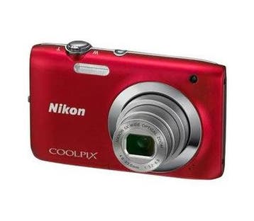 Nikon Coolpix S2600 Digitale Compact Camera - Rood (LEES BES, Verzenden, Zo goed als nieuw