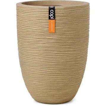 Elegante lage vaas - CAPI EUROPE - Rib NL - 34 x 46 cm -..., Tuin en Terras, Verzenden, Nieuw, Overige typen