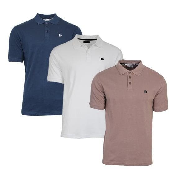 Donnay Donnay Heren - 3-Pack - Polo shirt Noah - Navy / Wit, Kleding | Heren, Polo's, Nieuw, Verzenden