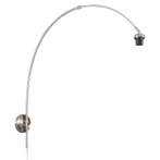 Moderne wandlamp staal zonder kap - Boog, Verzenden, Nieuw, Modern