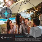 Parasolvoet - Parasoltegels - Vulbaar - Voor kruisvoet - Gri, Verzenden, Zo goed als nieuw