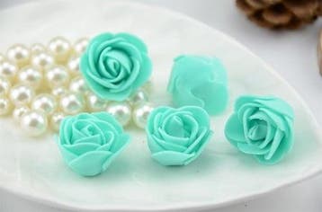 Foamroos Tiffany Los 30 mm 50 stuks, Ophalen of Verzenden, Nieuw