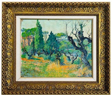 École postimpressionniste française (c.1900) - Le chant des, Antiek en Kunst, Kunst | Schilderijen | Klassiek