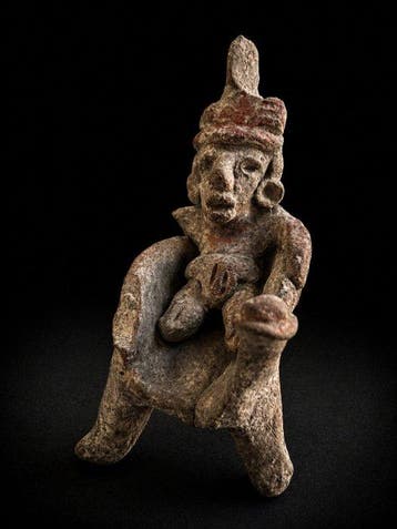 Nayarit-cultuur 2e tot 6e eeuw na Chr. Terracotta Figuur -