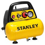 Stanley compressor 8 Bar - 6L - olievrij - D200/8/6 geel/zwa, Doe-het-zelf en Verbouw, Compressors, 6 tot 10 bar, Nieuw, Ophalen of Verzenden