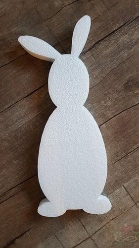 Styropor Piepschuim Isimo Paashaas rechtop 40×3 cm, Hobby en Vrije tijd, Knutselen, Nieuw, Ophalen of Verzenden