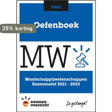 ExamenOverzicht - Oefenboek Maatschappijwetenschappen VWO, Verzenden, Gelezen, ExamenOverzicht