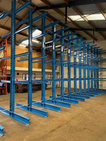 Draagarmstelling NIEUW 5,5 m hoog, 6 niveaus 1,2 m diep, Ophalen of Verzenden
