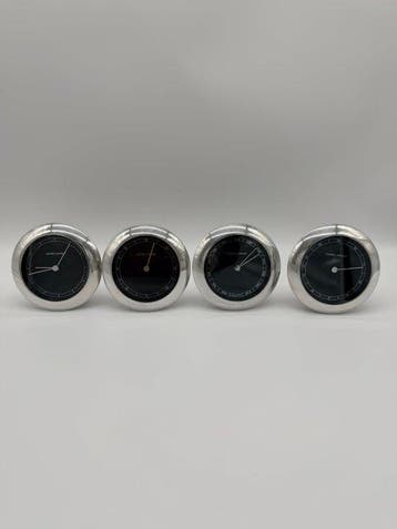 Georg Jensen - Weerstation (4) - Staal, Glas - 4-delig