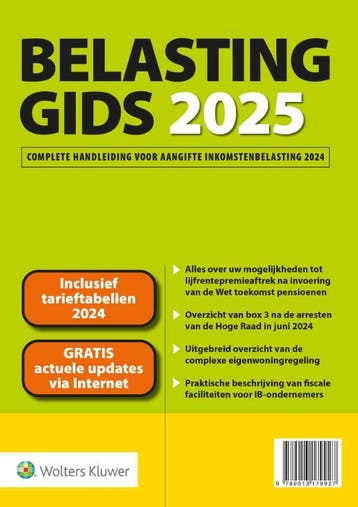 Belastinggids 2025 9789013179927, Verzenden, Zo goed als nieuw