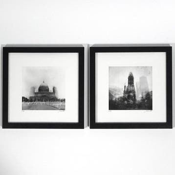 Frank Machalowski - Two framed Photographs - multiexpo