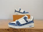 Louis Vuitton - LV Trainer White / Blue Denim Damier -, Nieuw