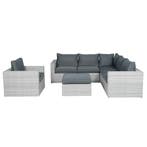 Garden Impressions Bruno loungeset licht grijs incl. lounge, Verzenden, Nieuw