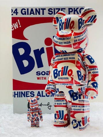 Medicom Toy - BE@RBRICK x Andy Warhol Brillo (1st ver.) 400%