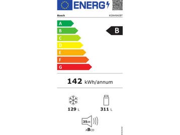 Bosch KGN49AIBT - Koel-vriescombinatie - 440 L - No Frost -, Verzenden, Zo goed als nieuw