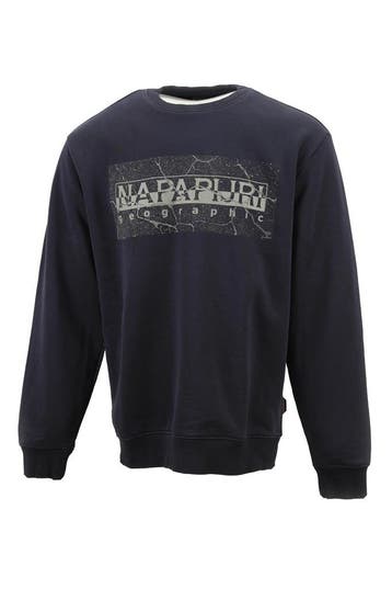 Napapijri Trui in maat L Blauw, Kleding | Heren, Truien en Vesten, Verzenden, Zo goed als nieuw, Blauw, Napapijri