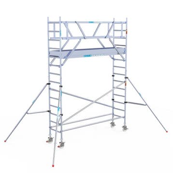 Rolsteiger Professional 75x305 5,2m werkhoogte vrijstaand, Verzenden, Nieuw, Rolsteiger of Kamersteiger, 5 meter of hoger