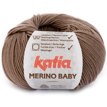 Katia Concept Merino Baby - 42 donkerbeige - Wol Garen, Ophalen of Verzenden, Nieuw