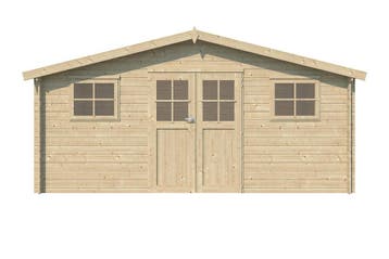 Woodlands Blokhut Hudson 505 x 295 cm, Tuin en Terras, Nieuw