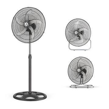 HomeVero HV-SF3145 ventilator 3-in-1 zwart, Witgoed en Apparatuur, Ventilatoren, Verzenden, Nieuw