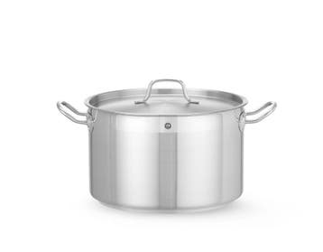 Kookpan Middel - Met Deksel, Hendi, Profi Line, 10L, 280x(h, Ophalen of Verzenden, Nieuw in verpakking