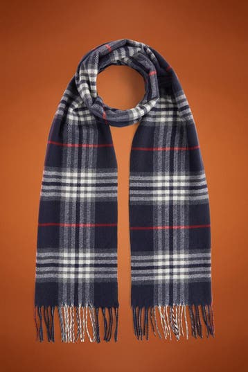 Geruite herensjaal met franjes, Kleding | Heren, Verzenden, Nieuw