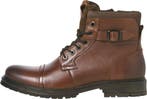 2dekans | Jack & Jones Dexter Leren Laarzen Heren - 43, Bruin, Ophalen of Verzenden, Zo goed als nieuw, JACK & JONES