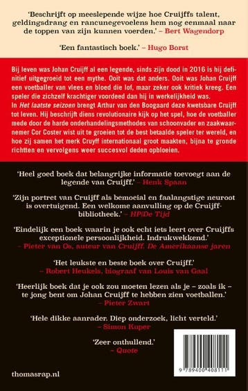 Het laatste seizoen 9789400408111 Arthur van den Boogaard, Verzenden, Gelezen, Arthur van den Boogaard