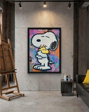 Hipo (1988) - Snoopy & Woodstock - Safe Zone - XL Unique