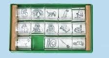 Plaatjes stempels 3 groen (zie omschrijving), Verzenden, Nieuw