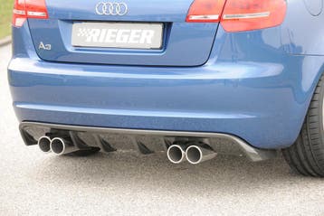 Rieger diffuser | geschikt voor Audi A3 8P 2008-2013 3D | AB, Verzenden, Nieuw, Audi