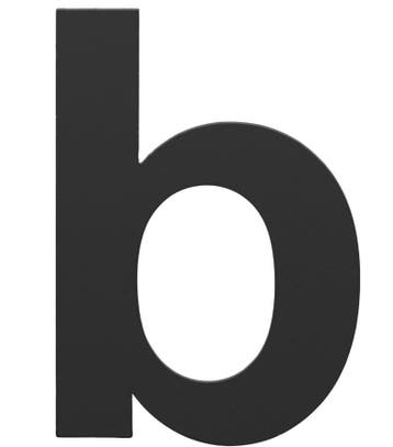BASICS Huisnummer LBHN100-B mat zwart, Verzenden, Nieuw