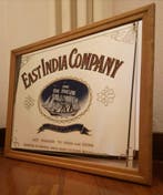 East India Company - Spiegel - Glas, Hout - Quadro
