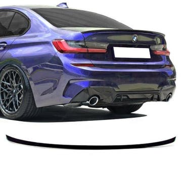 Achterklep Lip Mat Zwart BMW 3 Serie G20 B3623, Nieuw, Achter, BMW