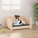 vidaXL Hondenbed 55,5x45,5x28 cm massief grenenhout, Dieren en Toebehoren, Honden-accessoires, Verzenden, Nieuw