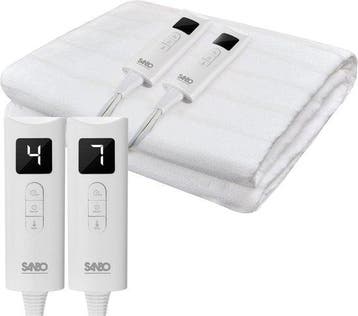2dekans | Sanbo Elektrische Deken - 2 Persoons - 150 x 160, Ophalen of Verzenden, Zo goed als nieuw