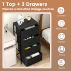 LIVSK Ladekast met 4 Lades - Houten Opbergoplossing - Stabie, Huis en Inrichting, Verzenden, Nieuw