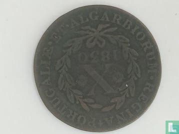 Terceira 10 réis 1830, Verzenden, Overige landen, Losse munt