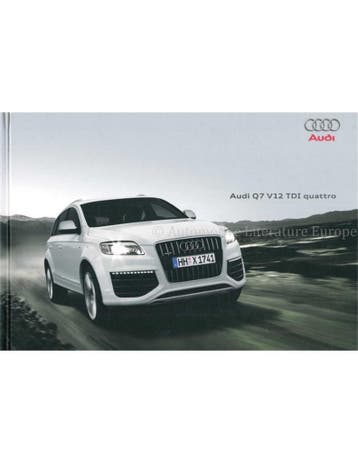 2009 AUDI Q7 HARDCOVER BROCHURE DUITS, Nieuw, Audi, Author