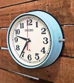 Wandklok - Staal - 1990-2000 - Seikosha CO. LTD Seiko, Antiek en Kunst