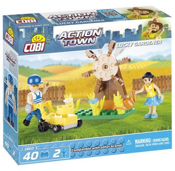 COBI Action Town 1860 - Vrolijke tuinman (kinder bouwsets), Verzenden, Nieuw