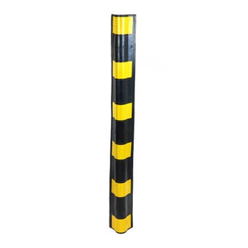 Rubberen hoekbeschermer - Geel & Zwart - Binnen & Buiten -, Verzenden