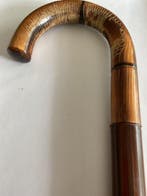 Wandelstok - Systeemstok met verborgen paraplu, Antiek en Kunst, Curiosa en Brocante