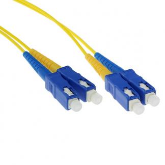 Glasvezelkabel OS2 - SC/SC - 1.5 meter, Computers en Software, Pc- en Netwerkkabels, Verzenden, Nieuw