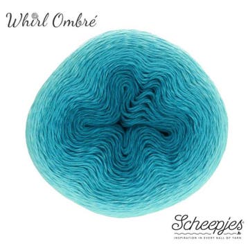Scheepjes Whirl 1000m - 559 - Turquoiser Turntable, Hobby en Vrije tijd, Breien en Haken, Verzenden, Nieuw