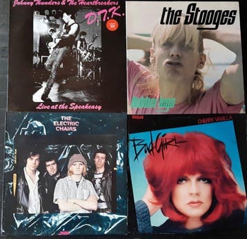 Iggy Pop & The Stooges, The Electric Chairs, Johnny Thunders, Nieuw in verpakking
