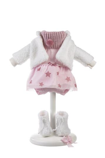 Llorens kleding set roze ster voor poppen van 35 cm, Ophalen of Verzenden, Nieuw