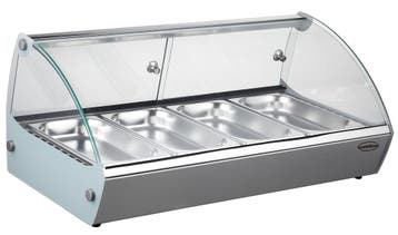 Combisteel Warmhoudvitrine | 4 X 1/3 GN | 230v | 840x395x270, Ophalen of Verzenden, Nieuw in verpakking