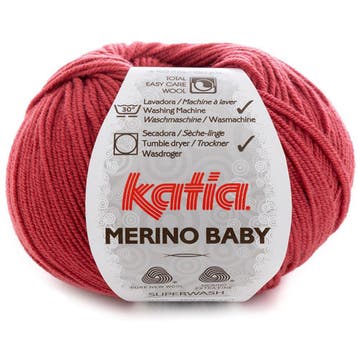 Katia Concept Merino Baby - 94 framboosrood - Wol Garen, Ophalen of Verzenden, Nieuw