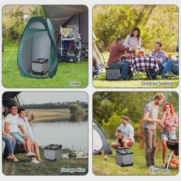 Draagbaar Opvouwbaar Toilet - Camping, Outdoor & Auto Noodge, Verzenden, Nieuw